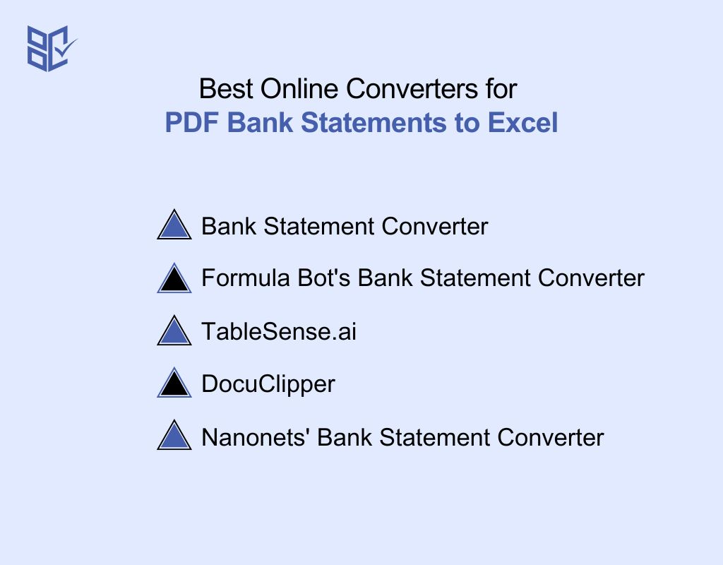 Best Online Converters for PDF Bank Statements to Excel 